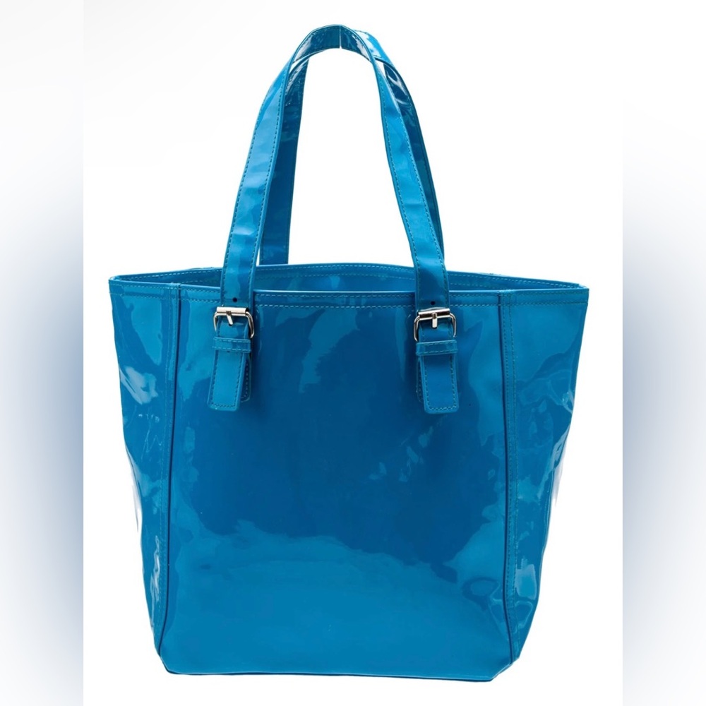 Neiman Marcus Blue Patent Leather Purse Stylish
Clean Minimalist Tote Bag C1